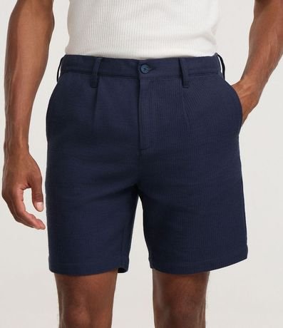 Bermuda Texturizada en Algodón con Lazo y Bolsillos 2