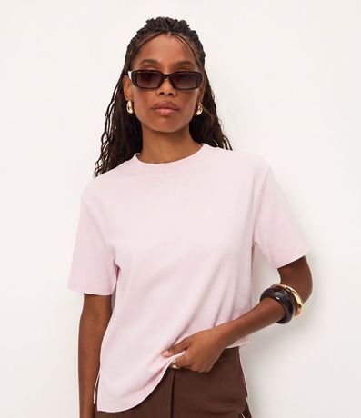 Remera T-Shirt en Suedine Básica