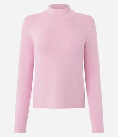 Blusa de Punto con Cuello Alto 8