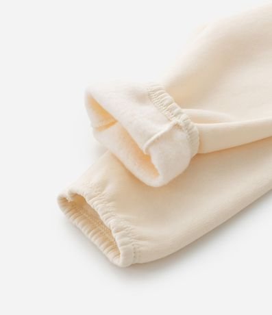 Pantalón Infantil en Algodón con Felpa y Volado – Talle RN a 18 Meses 5