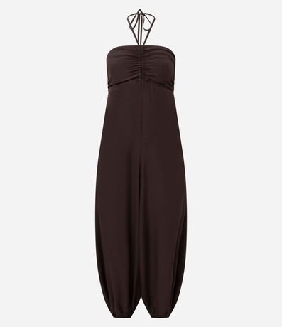 Mono Boho Aladim Frente Única en Viscosa con Busto Fruncido 5