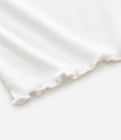 Remera Infantil en Pointelle con Estampado de Poodle – Talle 0 a 18 Meses 5