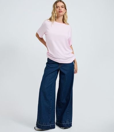 Remera Boxy en Algodón con Manga corta 2