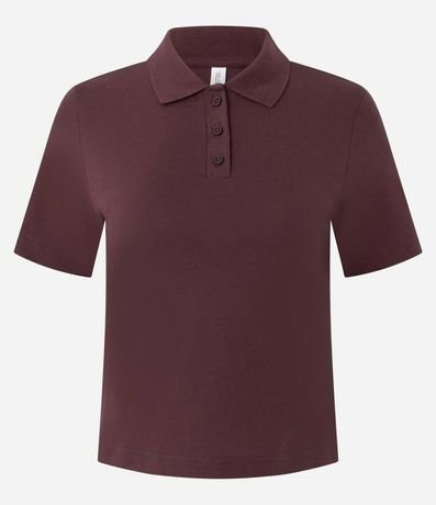 Blusa Polo en Algodón con Manga Corta