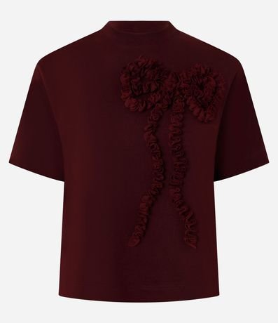 Remera Manga Corta con Lazo Delantero Figurativo 4