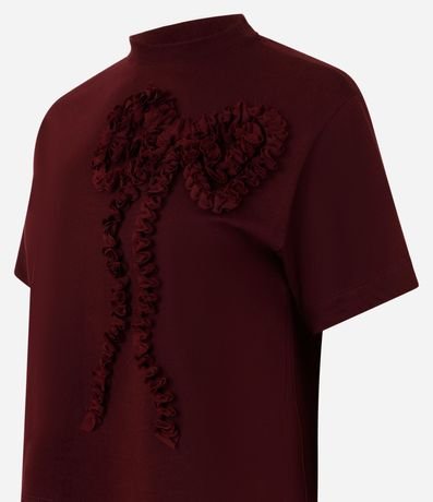 Remera Manga Corta con Lazo Delantero Figurativo 6