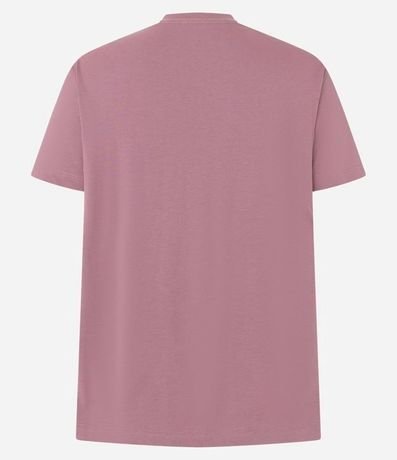 Blusa Alargada Básica en Algodón con Cuello Redondo y Manga Corta 6