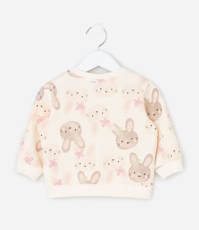 Conjunto Infantil en Algodón con Estampado de Conejo - Talle 0 A 18 Meses 4