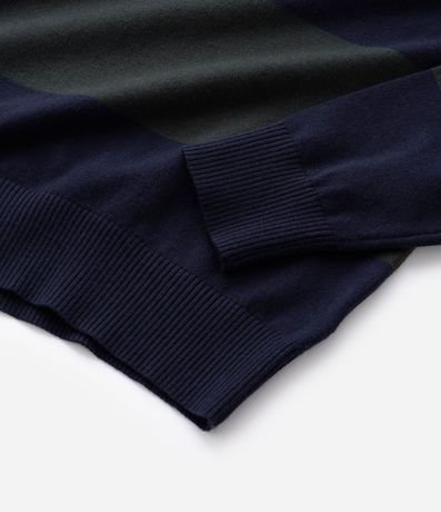Suéter Masculino Polo a Rayas en Viscosa 6