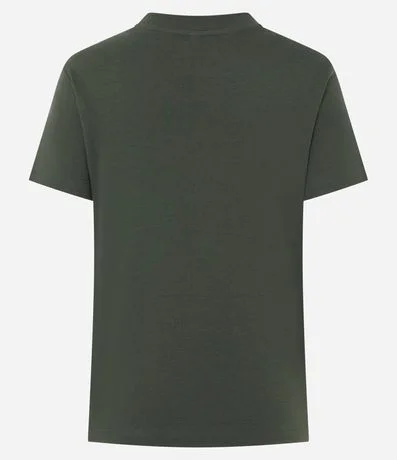 Blusa Básica en Algodón Interlock con Cuello Redondo 6