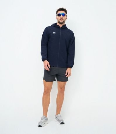 Chaqueta Repelente al Agua con Capucha y Lettering 2