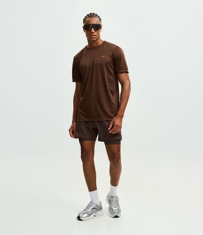 Remera Deportiva con Recortes Laterales y Manga Corta 2