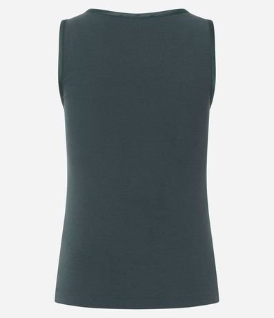 Blusa Básica en Viscosa con Cuello Redondo 4