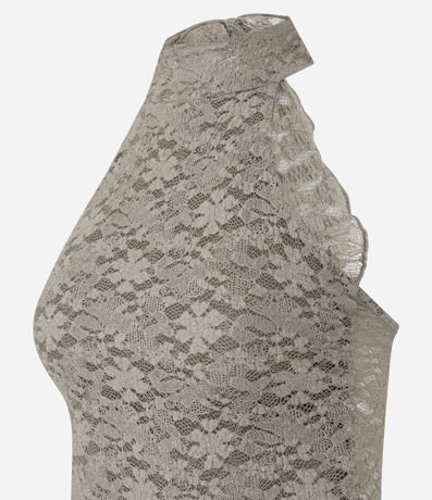 Blusa Corta en Laise con Escote Halter 5