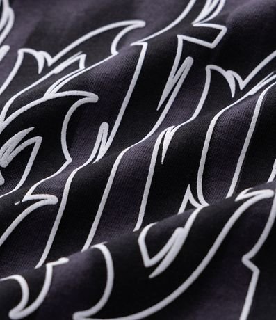 Remera Regular en Algodón con Estampa Dystopia 6