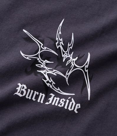 Remera Regular en Algodón con Estampa Dystopia 7