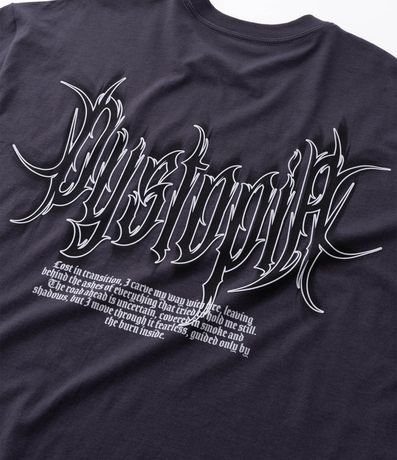 Remera Regular en Algodón con Estampa Dystopia 8