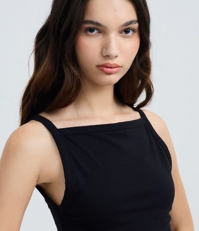 Vestido Corto en Algodón con Escote Canoa 3