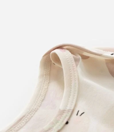 Body Infantil con Estampa de Conejito – Talle 0 a 18 Meses 5