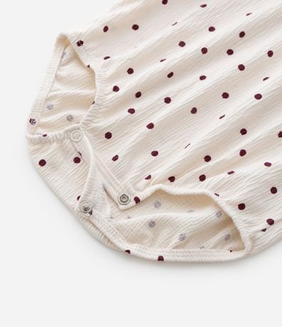 Body Infantil Texturizado con Estampado de Lunares – Talle RN a 18 Meses 6