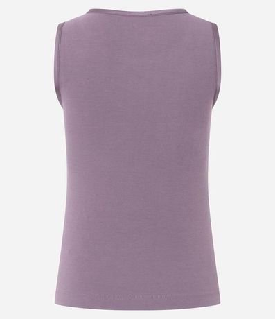 Blusa Básica en Viscosa con Cuello Redondo 4