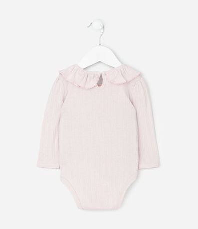 Body Infantil en Pointelle con Cuello Muñeca – Talle 0 a 18 Meses 3