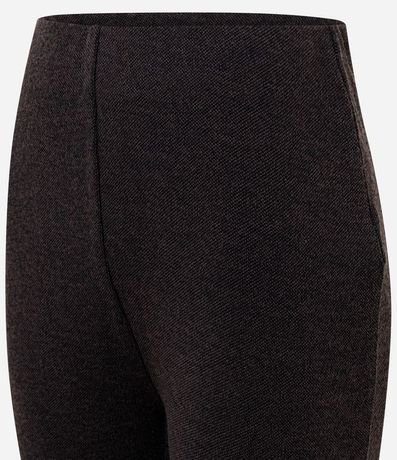 Pantalón Flare en Piquet con Cintura Alta 2