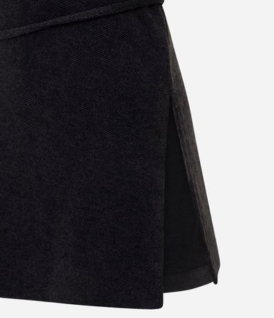 Blusa Alargada en Piquet con Cintillo y Cuello Alto 9