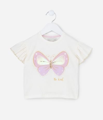 Blusa Infantil con Estampado y Alas de Mariposa – Talle 1 a 5/6 años 4