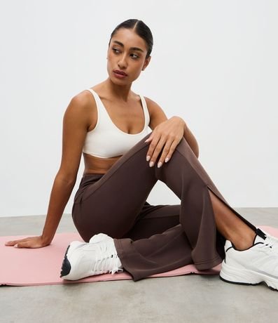 Pantalón Deportiva Flare en Modal con Efecto Lavado 2