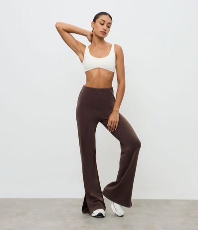 Pantalón Deportiva Flare en Modal con Efecto Lavado 3