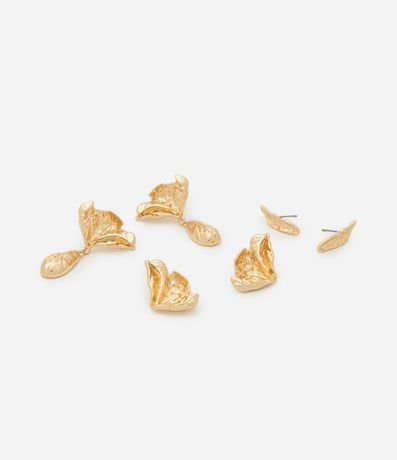 Kit 03 Caravanas Metalizadas con Formatos Diferentes 3