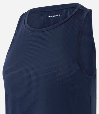 Musculosa Deportiva en Microfibra Texturizada y Ruedo Redondeado 2