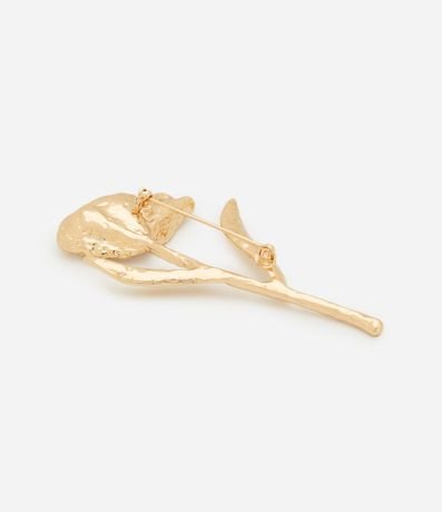 Broche Alfiler con formato Floral Metalizado 3