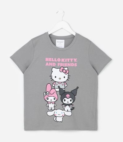 Remera Infantil con Estampa Hello Kitty And Friends - Talle 5 a 14 años