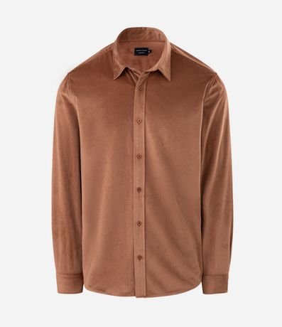 Camisa de Velvet Manga Larga con Modelado Comfort 5