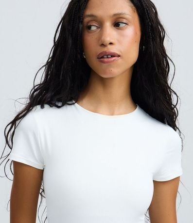 Body Básico en Poliamida con Mangas Cortas 3