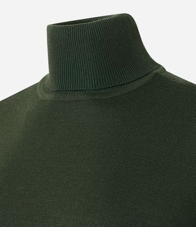 Vestido Midi de Punto con Cuello Alto 2