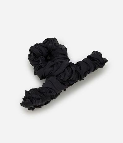 Pinza para el Pelo con Aplicación de Tejido