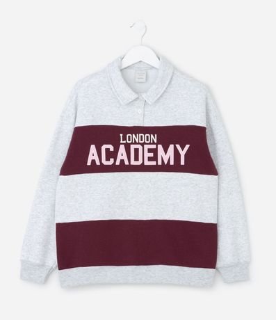 Buzo Infantil con Lettering London Academy – Talle 7 a 16 años