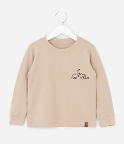 Remera Infantil en Piquet con Dinosaurios – Talle 1 a 6 años