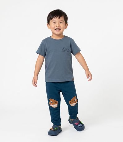 Remera Infantil con Estampa de Dinos - Talle 1 a 6 años