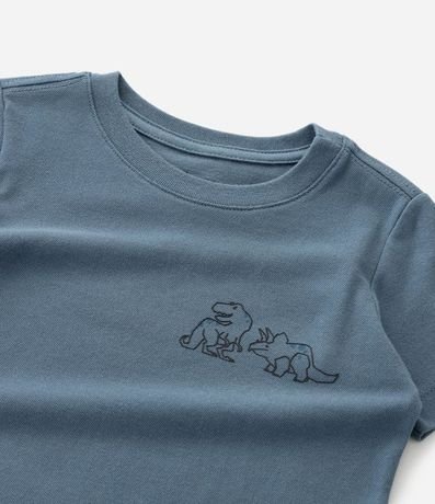 Remera Infantil con Estampa de Dinos - Talle 1 a 6 años 5