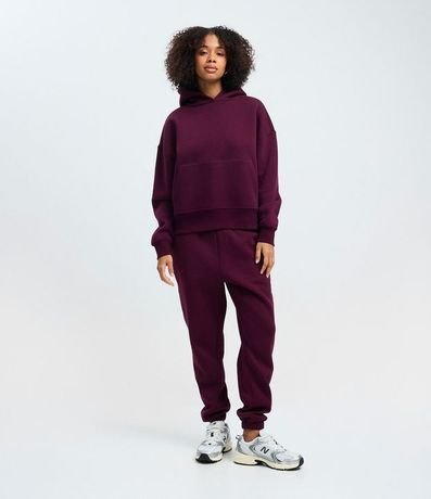 Pantalón Jogger en Algodón con Cintura con Elástico