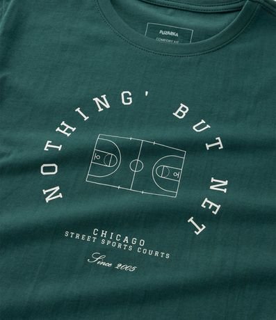 Remera Comfort Infantil con Estampa de Cuadrada De Futebol - Talle 5 a 14 años 4