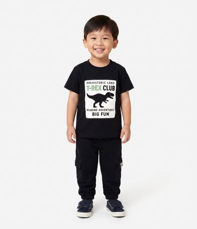 Pantalón Infantil Jogger con Bolsillo Cargo – Talle 1 a 6 años