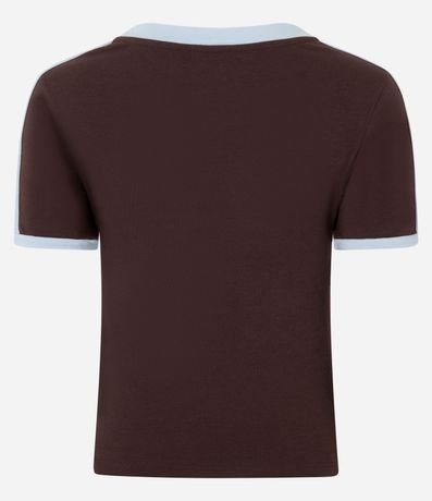 Remera New T-shirt con Lettering France Paris 6