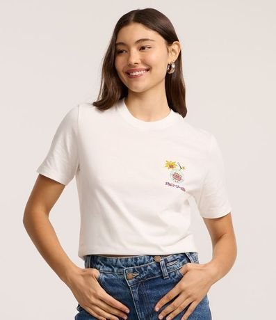 Remera en Algodón con Estampado Tamagochi 3