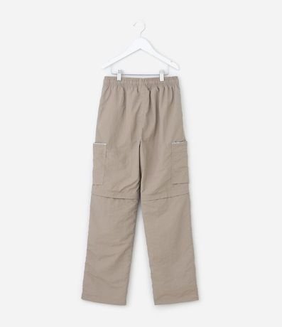 Pantalón Vira Bermuda Infantil con Bolsillos Cargo – Talle 5 a 14 años 2