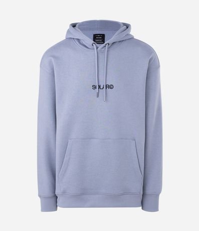 Buzo Masculino de Frisa Relaxed con Lettering Solar 5